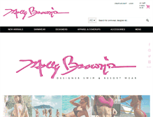 Tablet Screenshot of mollybrownsswimwear.com
